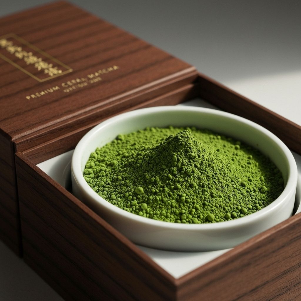 Matcha Latte & Pastries